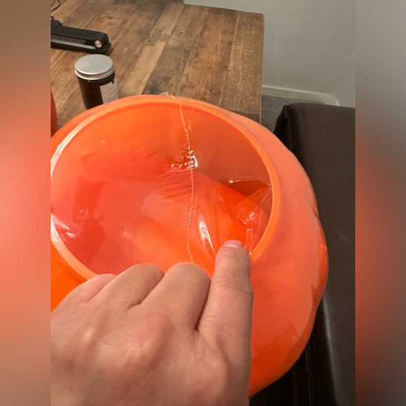 - Stackable 24 inch pumpkins Dollar Tree Find Harvest Thanksgiving Halloween DIY - Picture 4 of 7